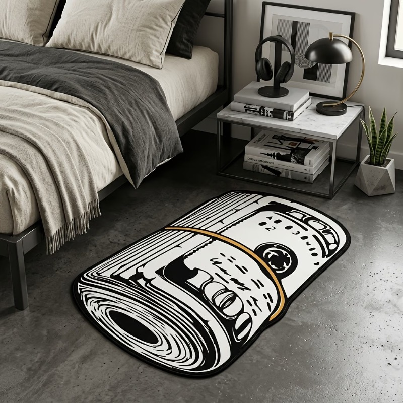 Retro Gaming Rug - 아메리칸 레트로 롤업 머니 러그 독특한