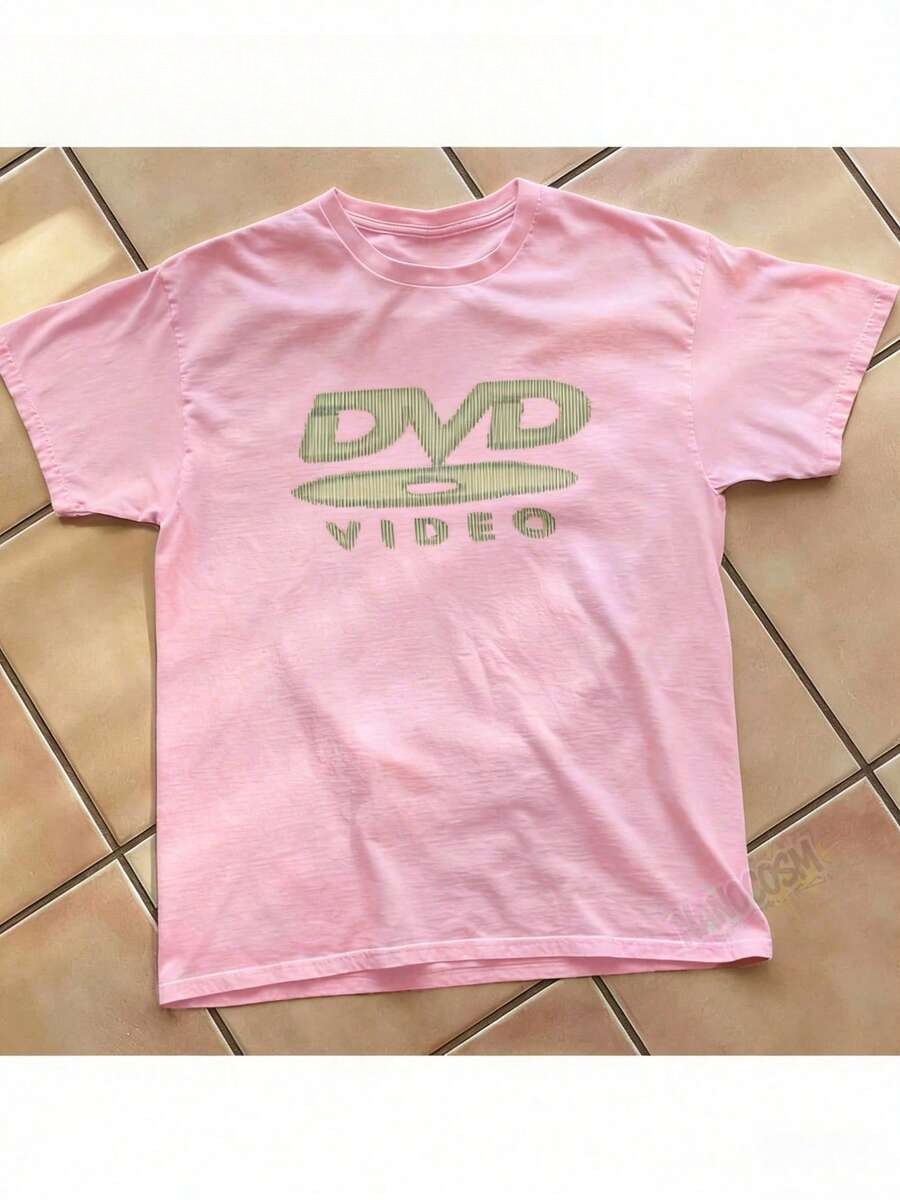 Retro Gaming Aesthetic - [100% 코튼] DVD 비디오 노스탤직 그린