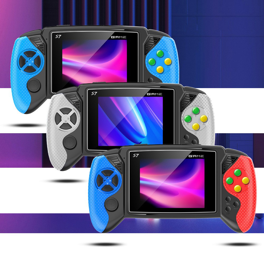 Retro Gaming Handheld Console - S7 레트로 휴대용 게임기 3.5인치 LCD