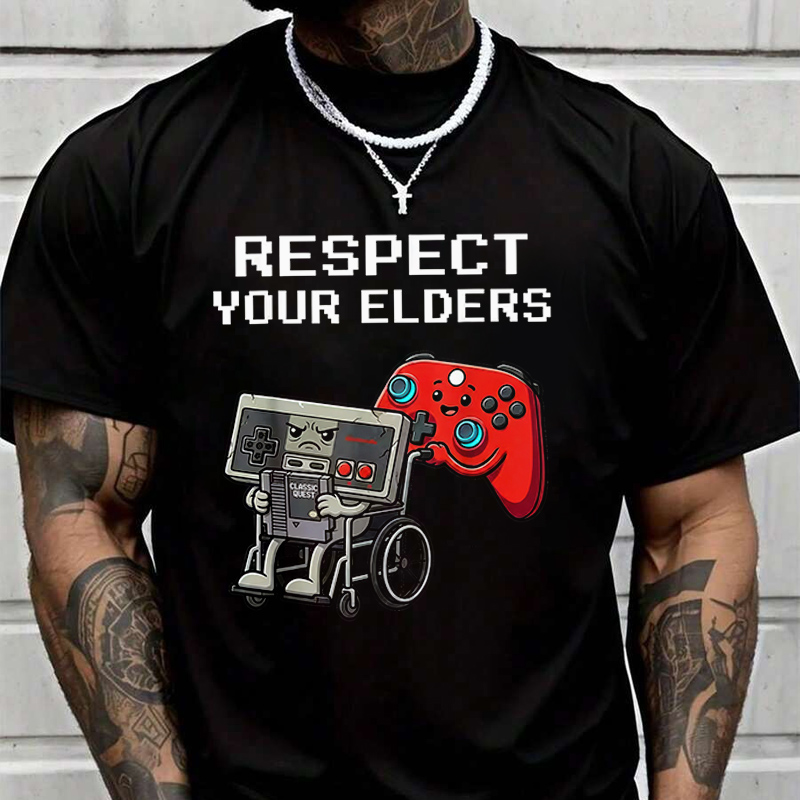 Retro Gaming T Shirts - 레트로 게임 재미있는 게이머 컨트롤러 80년대