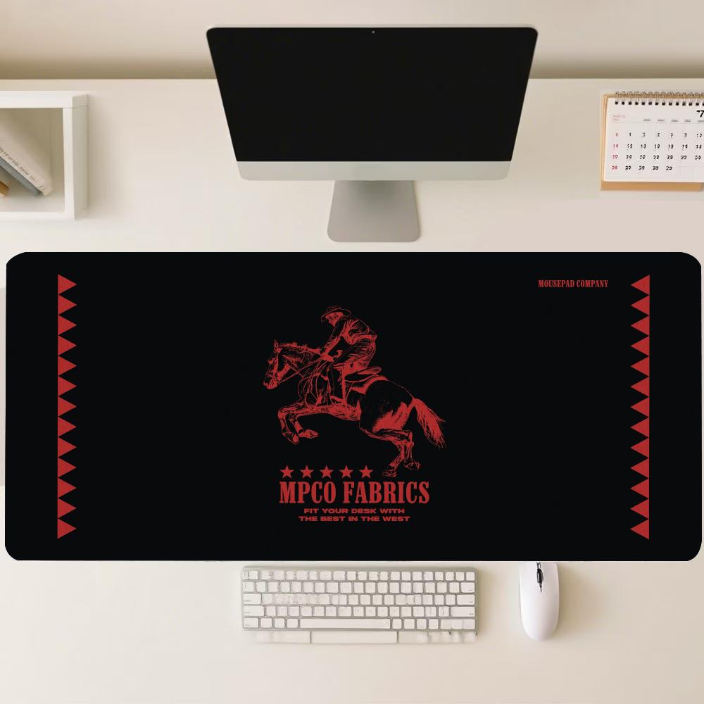 Retro Gaming Desk Setup - 레트로 전사 기사 그래픽 대형 마우스