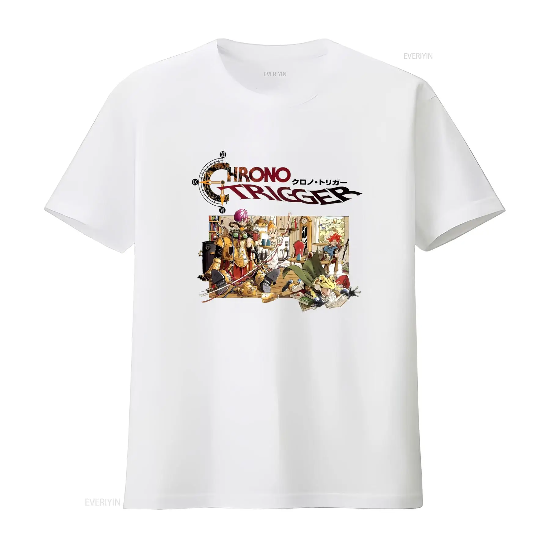 Retro Gaming T Shirts - 크로노 트리거 비디오 게임 로고 티셔츠
