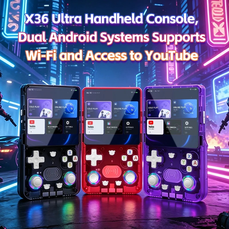 Retro Gaming Youtuber - X36Ultra 레트로 휴대용 게임기 안드로이드 10.0