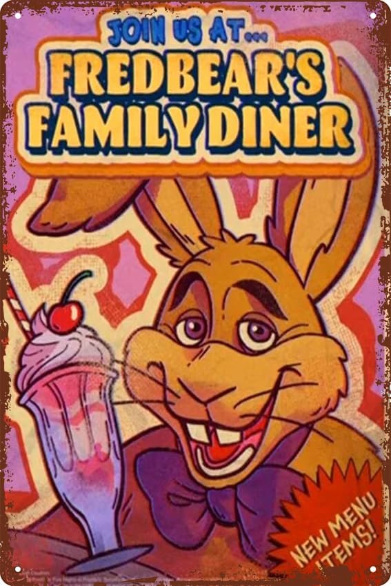Retro Gaming Us - FNAF-프레드베어스 패밀리 다이너 피자 2 포스터