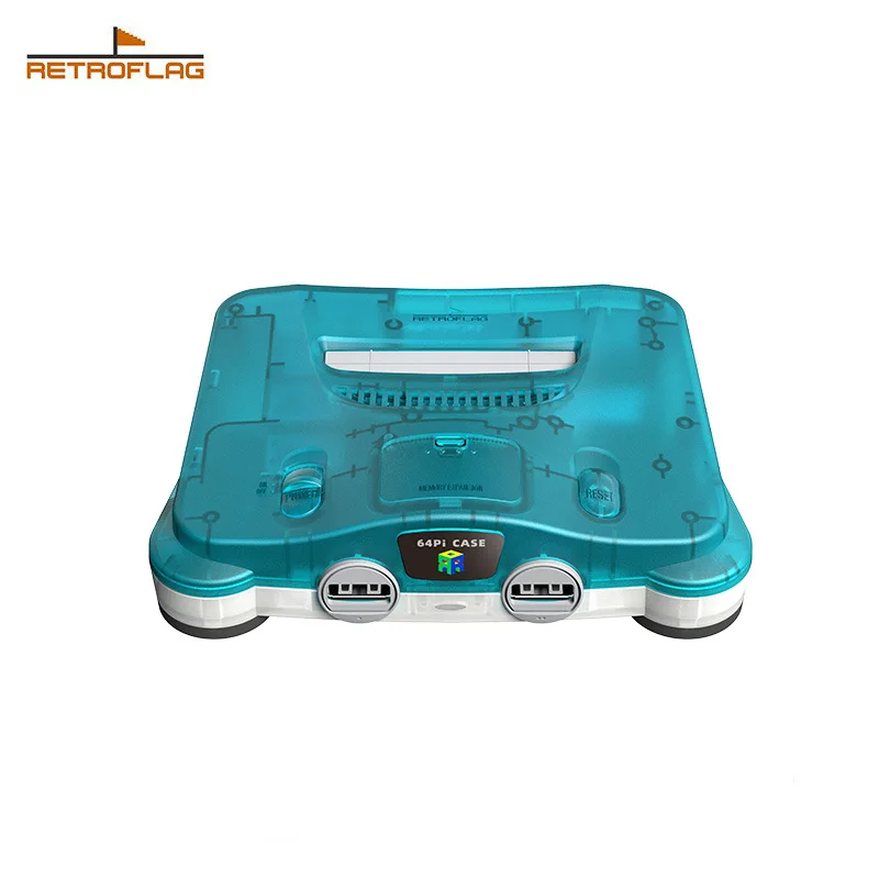 Retro Gaming Raspberry Pi 5 - 레트로플래그 64Pi 케이스 (라즈베리 파이 5용),