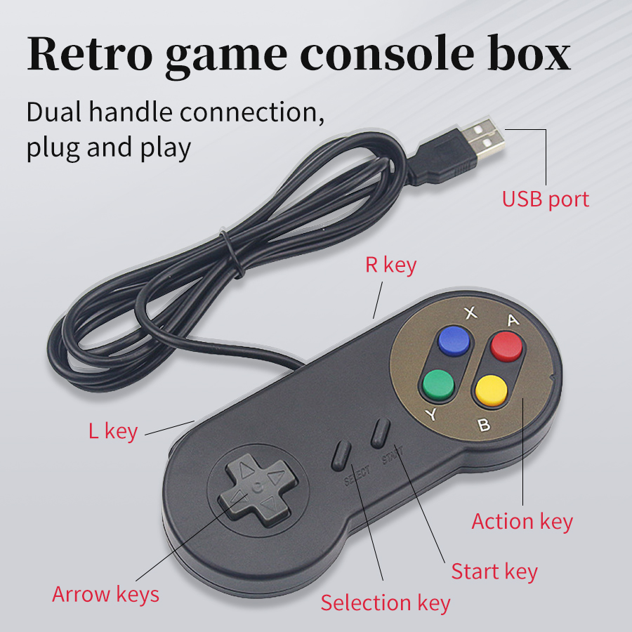 Retro Gaming Raspberry Pi 5 - PC NESPi RetroPie용 플러그 앤 플레이