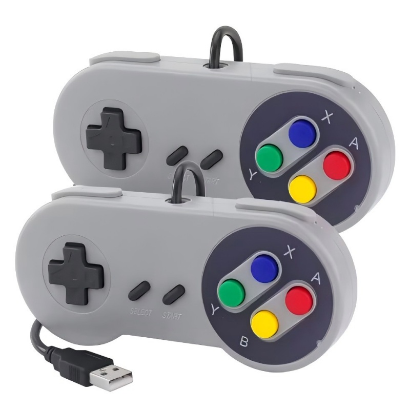 2PCs USB 게임 패드 레트로 게임 조이스틱 유선  - Retro Gaming Raspberry Pi 5 리뷰 및 가격