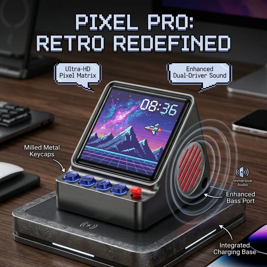 레트로 픽셀 아트 프로그래밍 가능 LED 디스플레이 휴 - Retro Gaming Desk Setup 리뷰 및 가격
