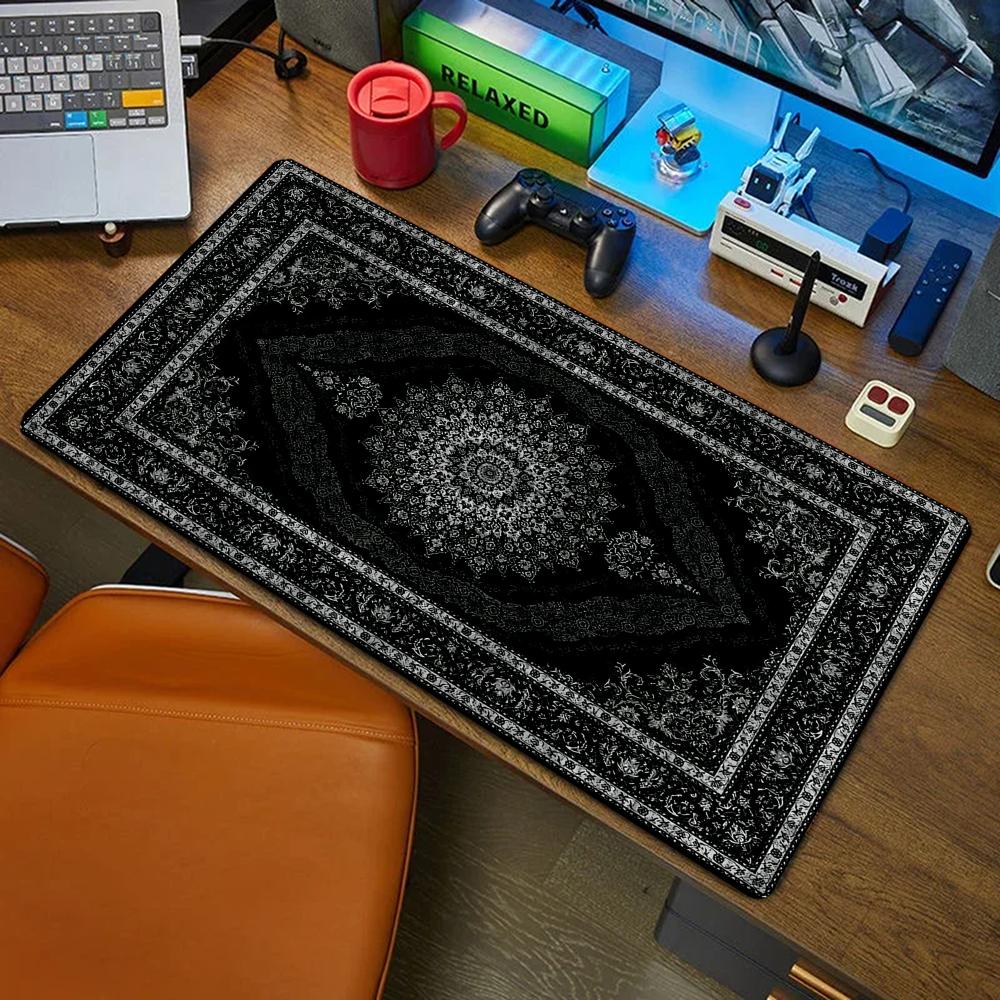 새로운 블랙 페르시안 카펫 신비한 레트로 마우스 패드  - Retro Gaming Rug 리뷰 및 가격