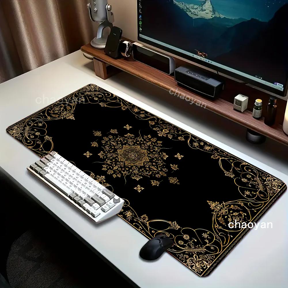 새로운 블랙 페르시안 카펫 신비한 레트로 마우스 패드  - Retro Gaming Rug 리뷰 및 가격