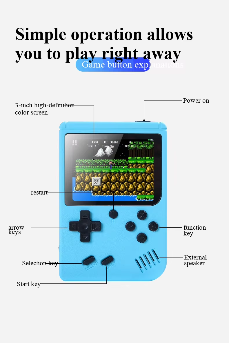 400가지 미니 게임이 내장된 휴대용 레트로 비디오 게 - Retro Gaming Hdmi 리뷰 및 가격