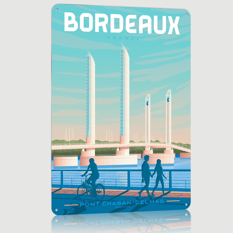 보르도 프랑스 금속 포스터 맞춤형 벽 장식 레트로 빈티 - Retro Gaming France 리뷰 및 가격