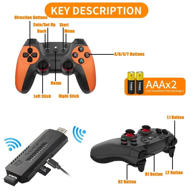 X2 울트라 프로 레트로 게임 스틱 64GB 128GB - Retro Gaming Hdmi 리뷰 및 가격