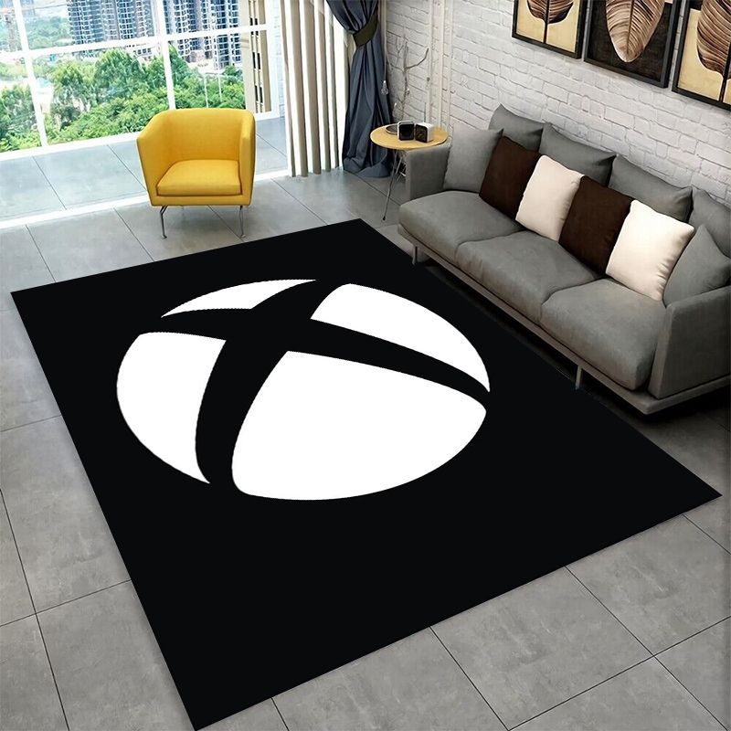 레트로 Xbox 게임 게이머 로고 카펫 러그 침실 거실 - Retro Gaming Rug 리뷰 및 가격