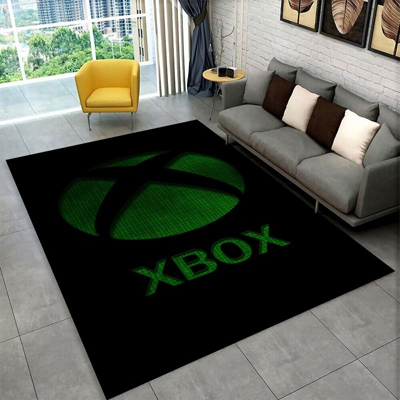 레트로 Xbox 게임 게이머 로고 카펫 러그 침실 거실 - Retro Gaming Rug 리뷰 및 가격