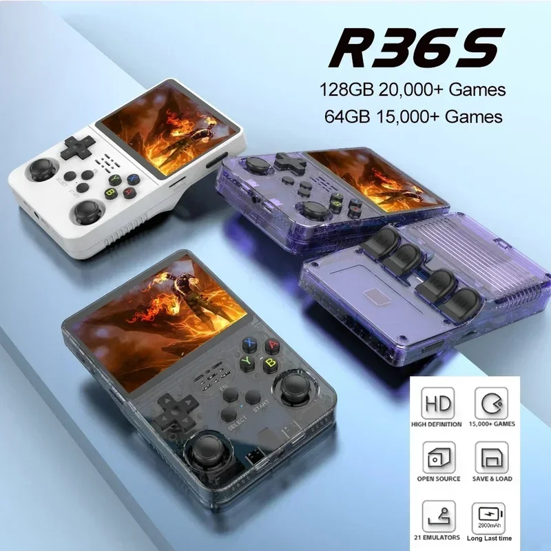 BOYHOM 256G 128G R36S 레트로 휴대용  - Retro Gaming On 리뷰 및 가격