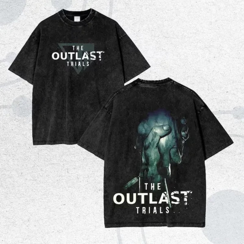 The Outlast Trials 게임 티셔츠 빈티지  - Retro Gaming Aesthetic 리뷰 및 가격