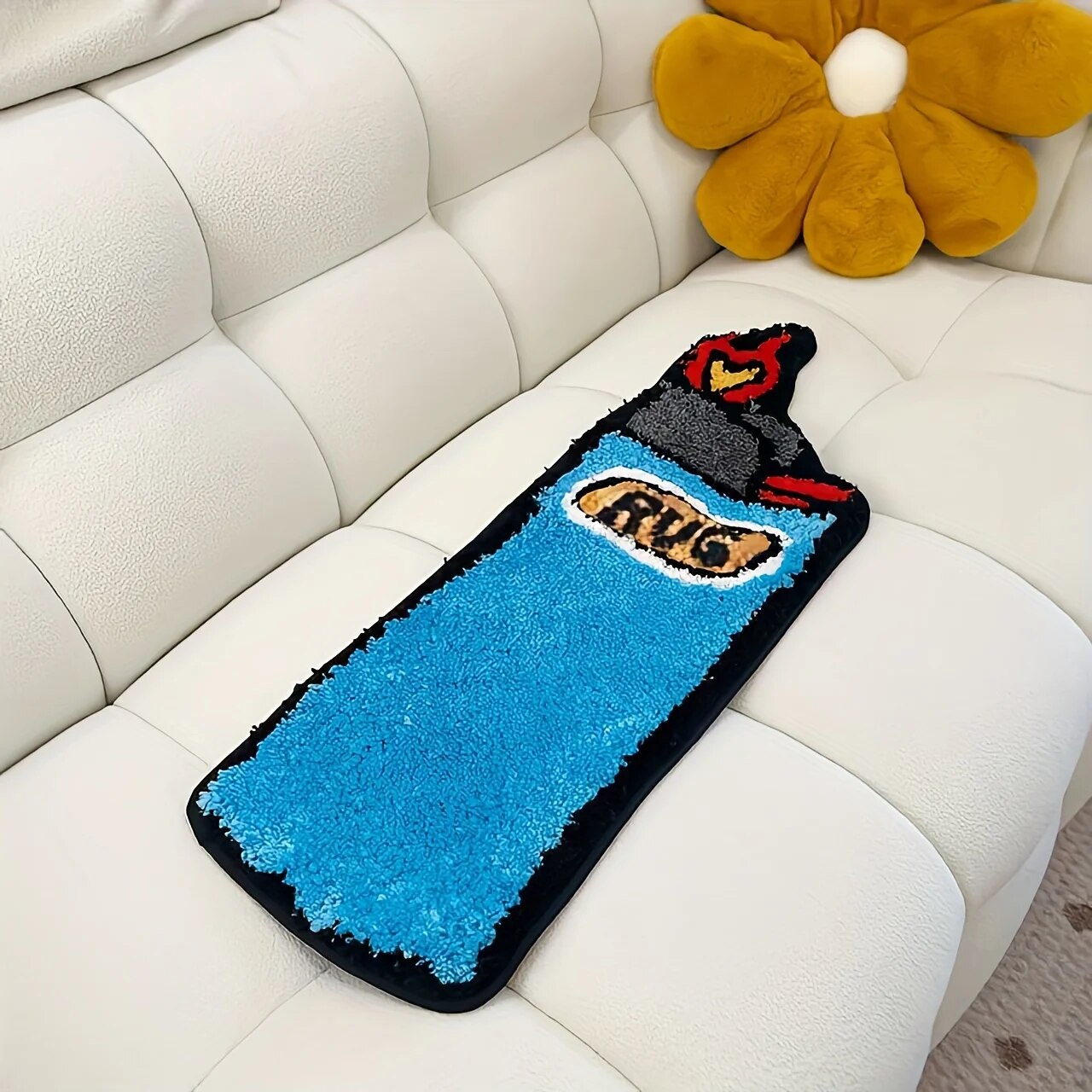 라이터 모양 카펫 침실 거실 욕실 홈 가구 봄 장식 선 - Retro Gaming Rug 리뷰 및 가격